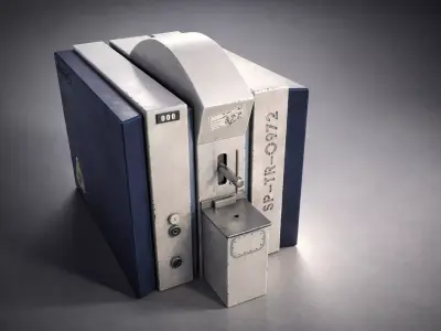 Spectrometer Low-poly 3D model