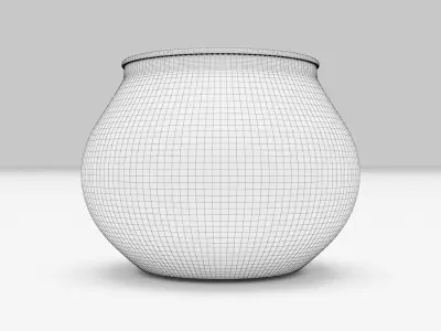 Bowl Fish Free 3D model