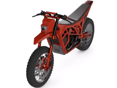 Trials Motorcycle 3D model order