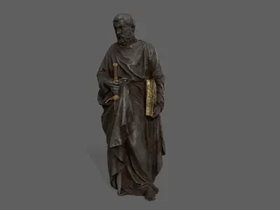 Old Man 2 Low-poly 3D model