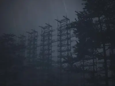 Chernobyl RLS Radar 5N32 Duga 3D model