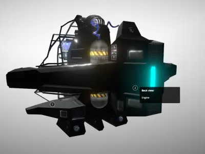 PERSONAL SUBMARINE - Concept Classic Low-poly 3D model