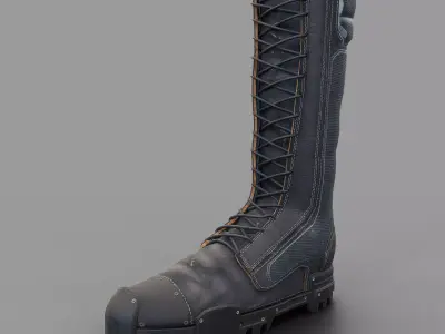 Combat Boots 3D model