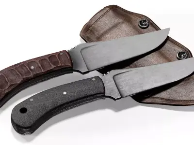 WK CRUSHER BELT KNIFE Low-poly 3D model