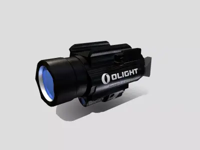 Olight BALDR Pro Flashlight Laser Sight Combo Low-poly 3D model