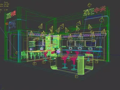 Exhibition - Area - 6X9-3DMAX2009-040 3D model