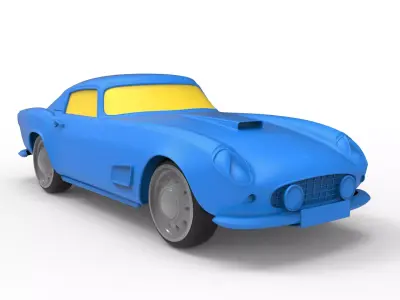 Ferrari 250 1956 Classic Car 3D print model