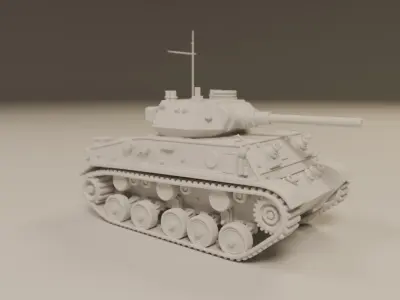 war tank 3D print model