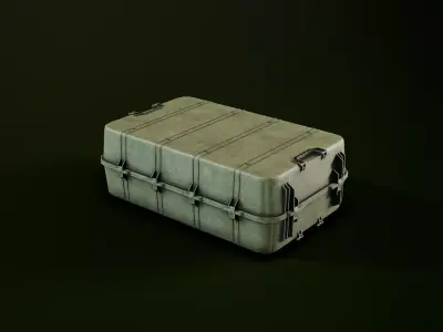 Weapon case Low-poly 3D model