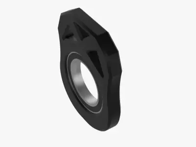 Industrial Ball Bearing Hub Casing 3D model