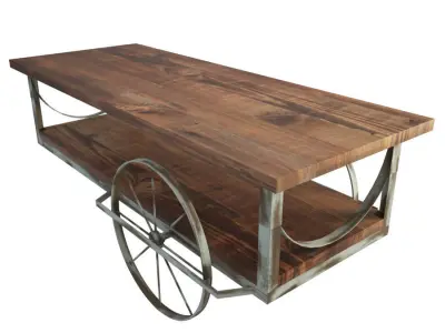 Vlak  Industrial Coffee Table  3D model