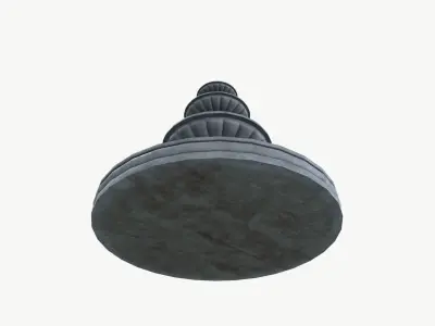 Fountain Low-poly 3D model