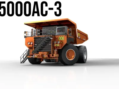 Hitachi Construction Machinery Collection - All Models Rigged 3D Model Pack