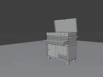 Tool Box Free low-poly 3D model