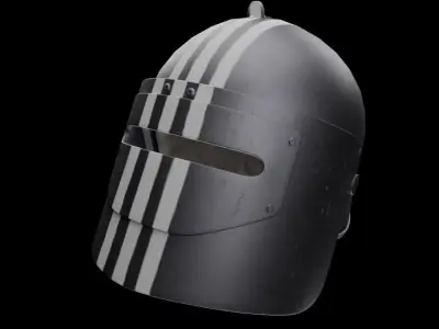 helmet Mask-1Sch 3D model