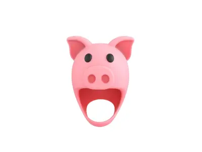 Prop039 Pig Hat 3D model