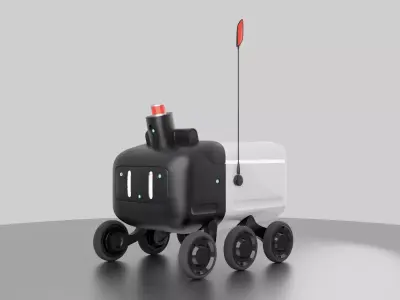 Delivery Robot 3D model