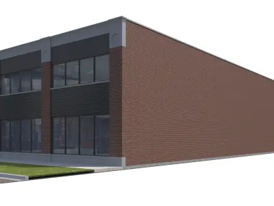 Commercial-032 Office Building 3D model