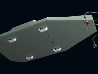 Missile Launcher for Akeron LP 3D model