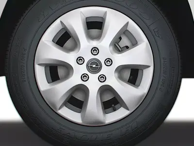 Opel Combo Limited Edition Van 2021 wheel 3D model