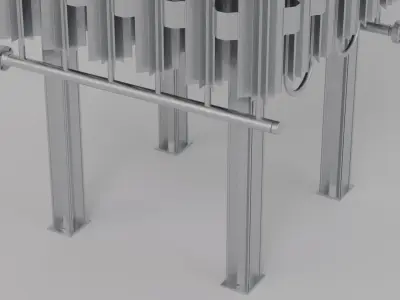 Heat Exchanger 3D model buy