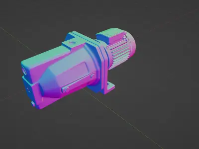 ELECTRIC PUMP with MOTOR 3D model