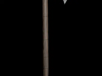 Basic Axe Low Poly Low-poly 3D model
