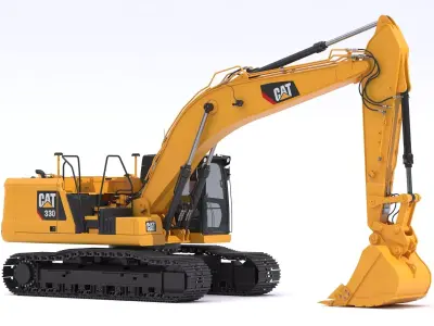 CAT 330 Hydraulic Excavator 3D model