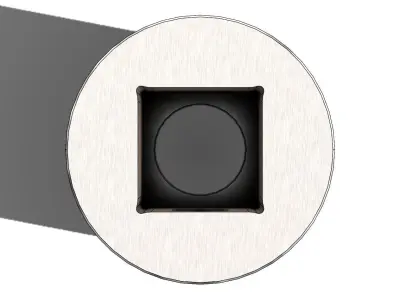 Soquete Longo 19mm x 1-2 pol Long Socket CP S419MD 3D model