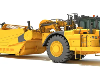 Tractor Scraper 3D model
