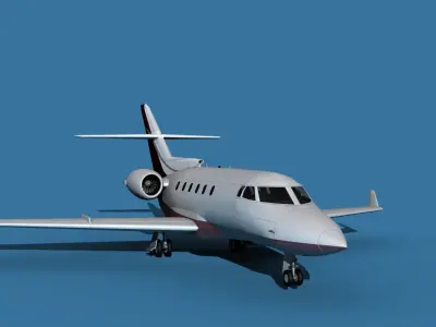 Hawker Siddley 800SR V03 3D model