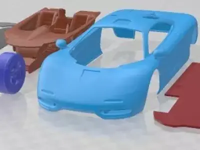 McLaren F1 1994 Printable Car 3D print model