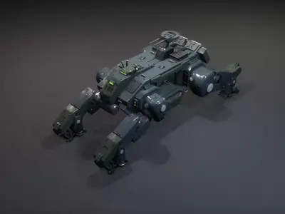 troop carrier 3D model