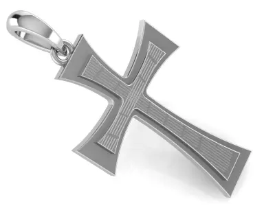 CROSS PENDANT CR138 3D print model