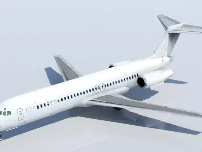 B717 Low Poly Static Mesh Low-poly 3D model