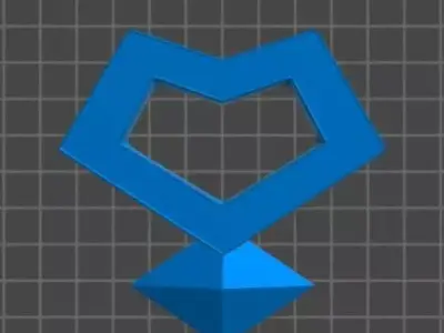 Still in love uma musume hood heart part  3D print model