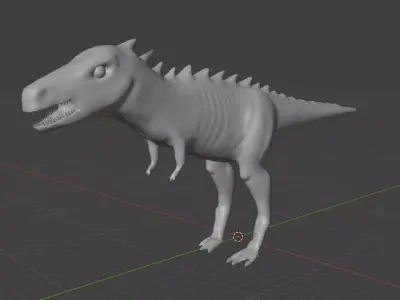 dinosaur 3D model 5