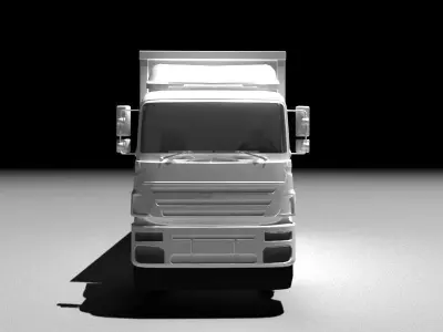 General Truck Low-poly 3D model