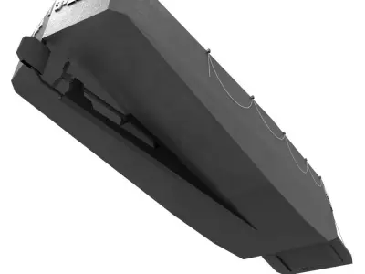 World war 2 LCVP Higgins Boat Low-poly 3D model
