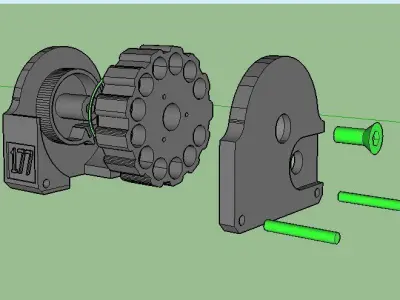 Magazine 12 Round 3D print model
