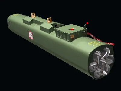 FZ233 Rocket Launcher 3D model
