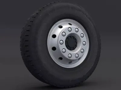 Off-Road Wheel 01 3D model