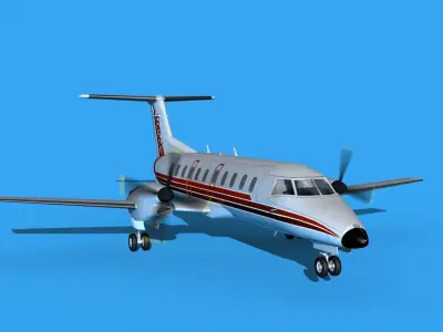 Embraer EMB120 Comair 3D model