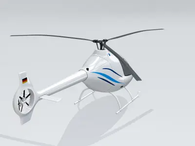 Helicopter Cabri G2 3D model