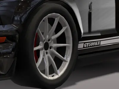2007 Ford Mustang Shelby GT500 KR Free 3D model