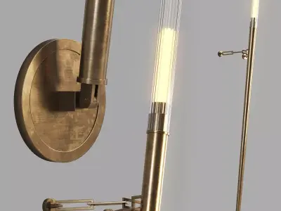 Jonathan Browning Speer Outdoor Sconce 3D model