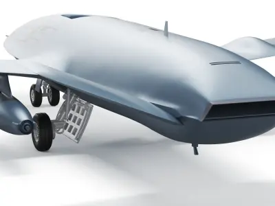Boeing MQ25 Stingray Aerial Refueling Drone US 2 3D model