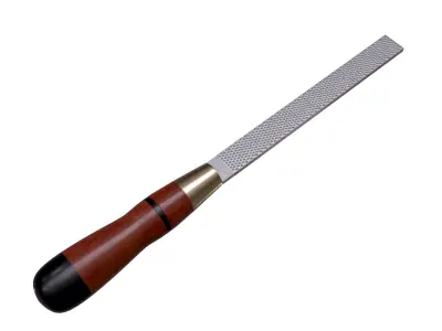 Rectangular Wood Course Cut Rasp 3D model