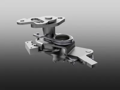 Gearbox Jawa 50 23 motorcycle 3D model