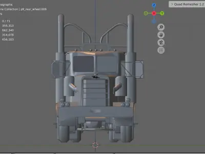 Pacific P9 6x4 3D model